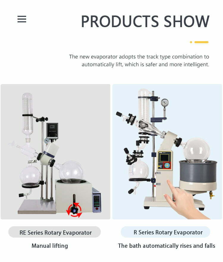 Lab rotary evaporimeter film evaporator 