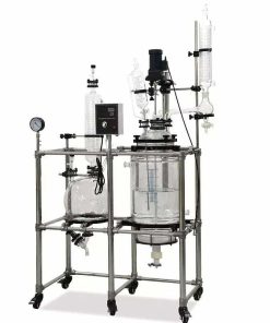 Jacketed Glass Continuous Chemical Bioreactor Reactor Price