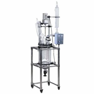Lab Double Jacketed Glass Reactor