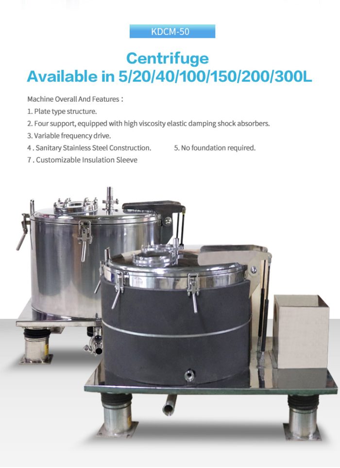 ethanol extraction centrifuge