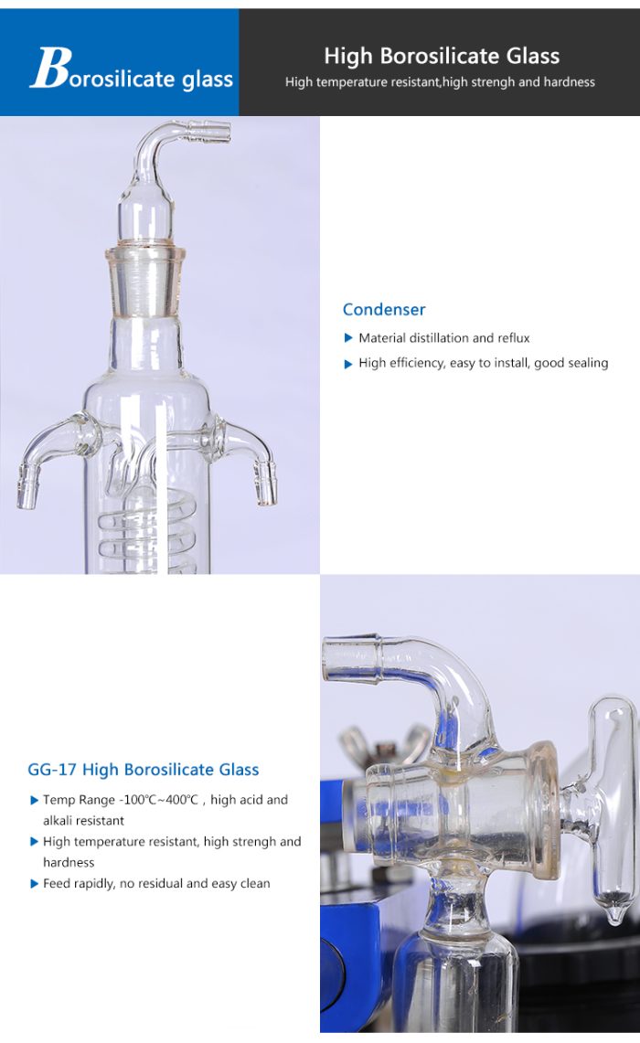 jacketed glass reactor vessel