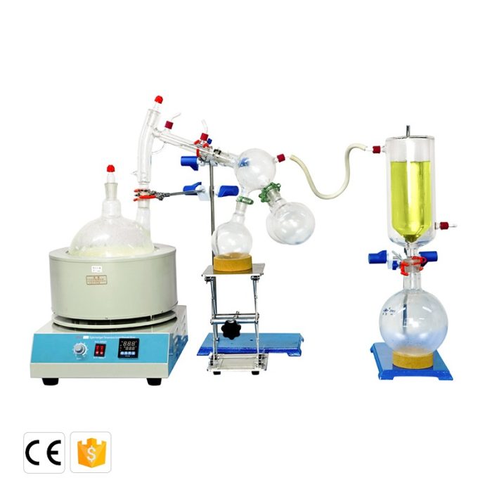 ZOIBKD Laboratory Equipment SPD 5L Short Path Distillation 5L Capacity with Stirring Function and Heating Mantle 2