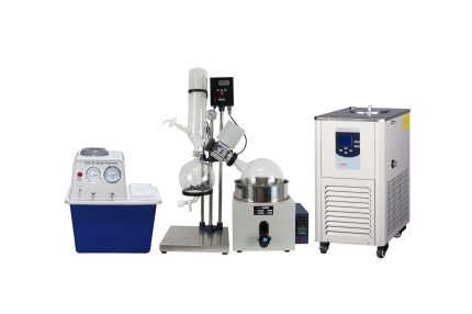 5L Hand Lift Rotary Evaporator With Vacuum Pump Chiller