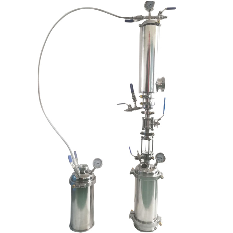 Bidirectional Closed Loop Butane Extractors Top Fill And Bottom Fill Solvent Essential Oil Extraction Equipment 4