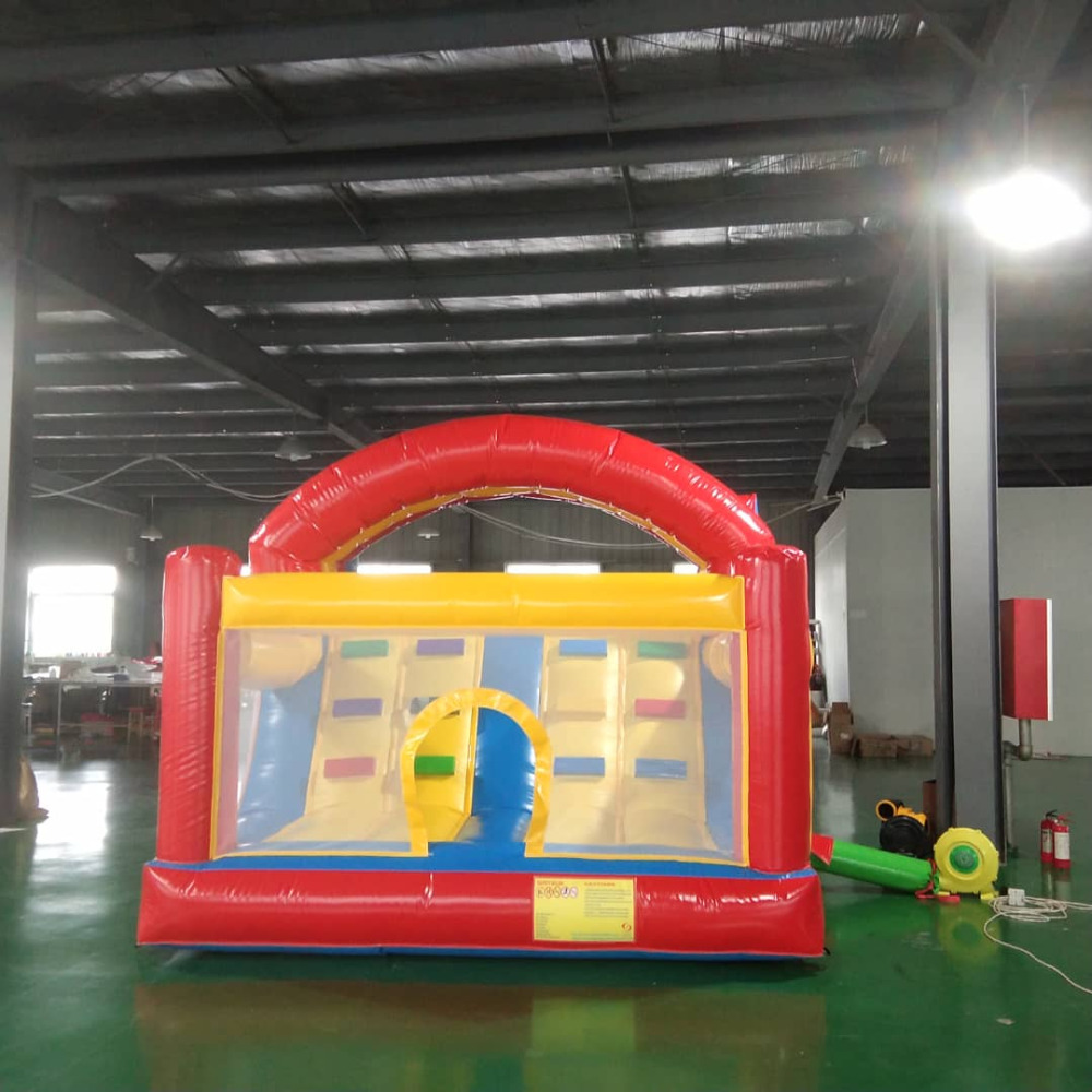 bouncy house with slide
