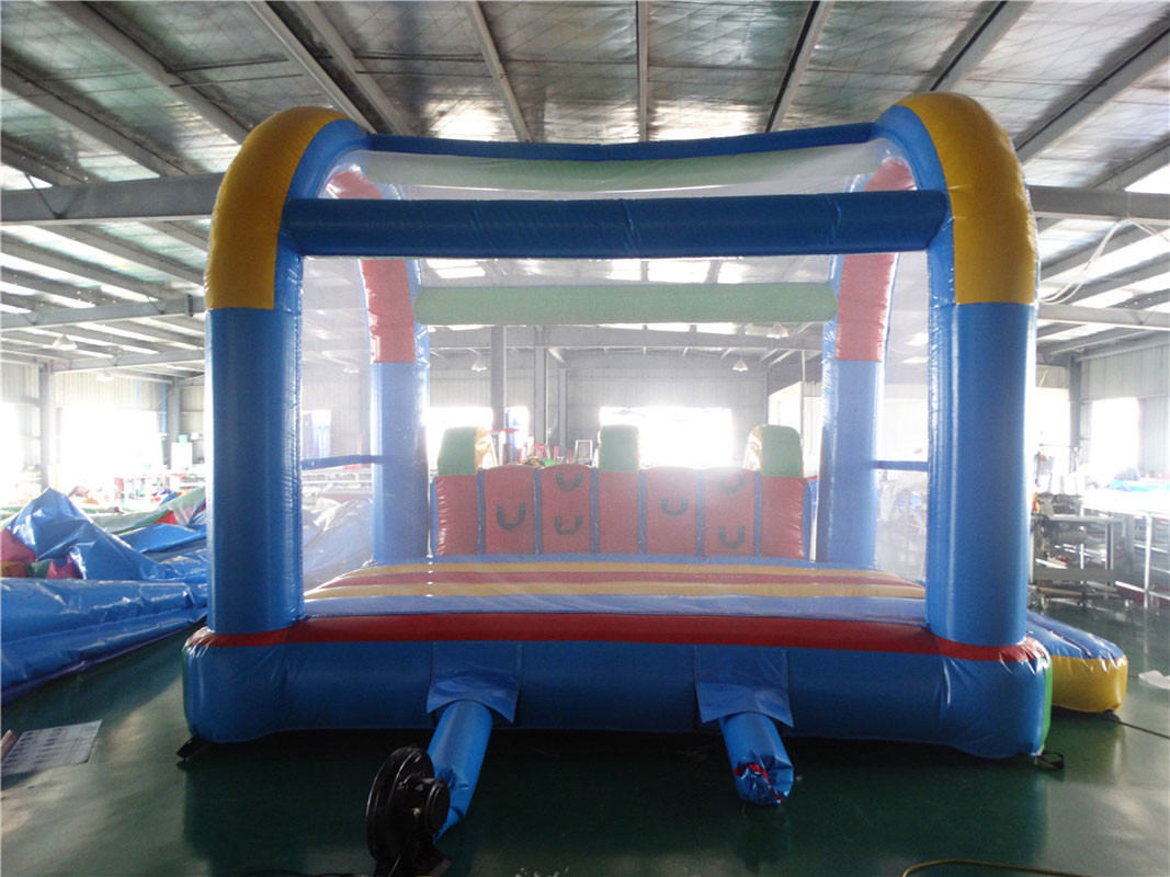 inflatable trampoline with slide