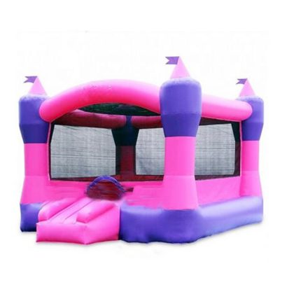 Inflatable Bounce House Small Size Inflatable Bouncy Castle Moonwalk For Young Age Kids Play Outdoor Or