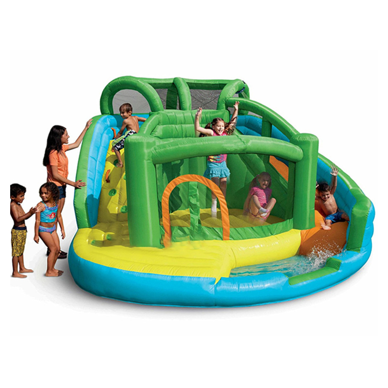 Inflatable Water Pool Slide Inflatable Bounce Castle Jumping Slide Commercial Amusement Park For Kids