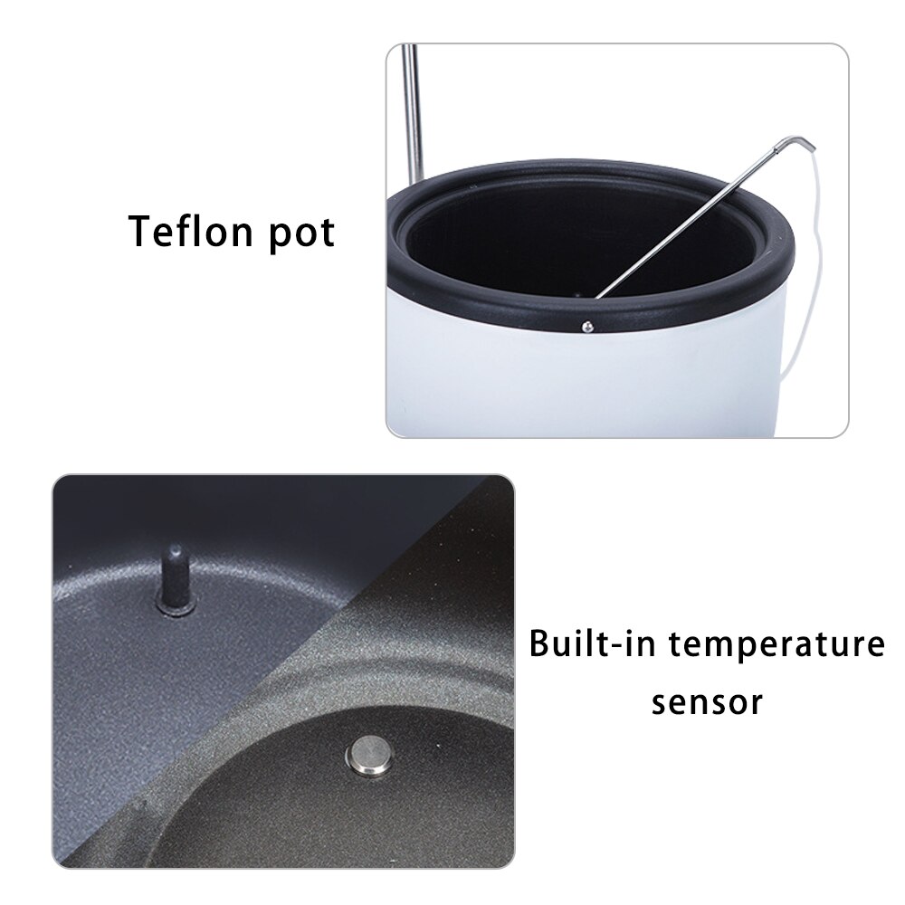 1000ML Intelligent Magnetic Stirrer Electric Heating Jacket Laboratory Digital Display Constant Temperature Water Oil Bath 3