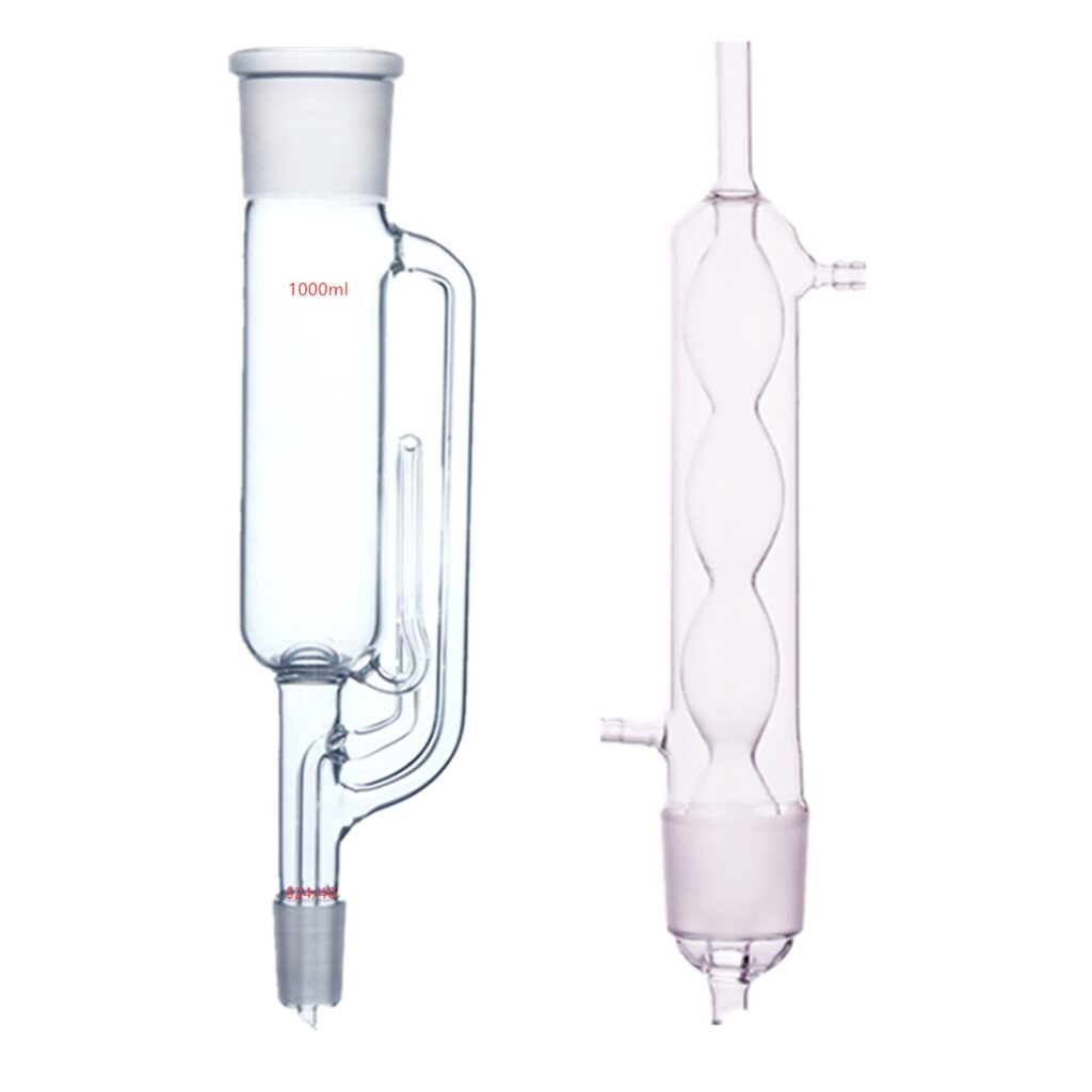 1000ml 24/40 Glass soxhlet Extractor Body and Allihn condenser Get