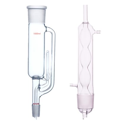 1000ml 24 40 Glass Soxhlet Extractor Body And Allihn Condenser
