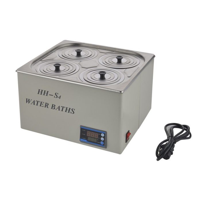 10L HH S4 Laboratory Thermostatic Digital Lab Water Bath 2 Row 2 Holes Heating Power 1200W 1
