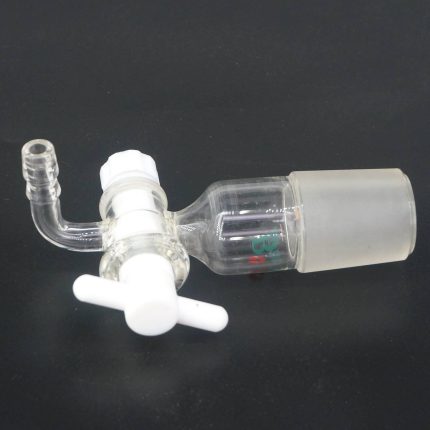 14 23 19 26 24 29 29 32 Joint Lab 90 Degree Adapter With PTFE Stopcock 1