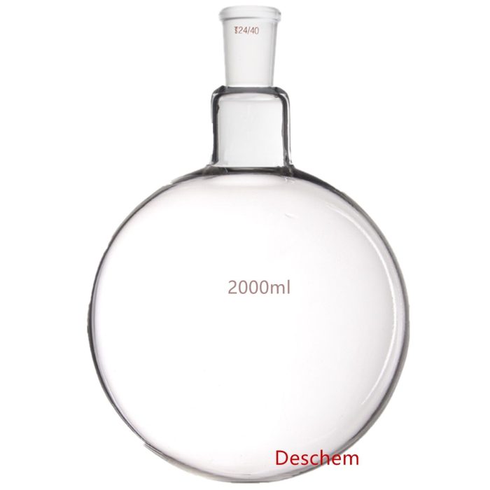 2000ml 24 40 Glass Distillation Apparatus New Lab Vacuum Distill Glassware Kit 1