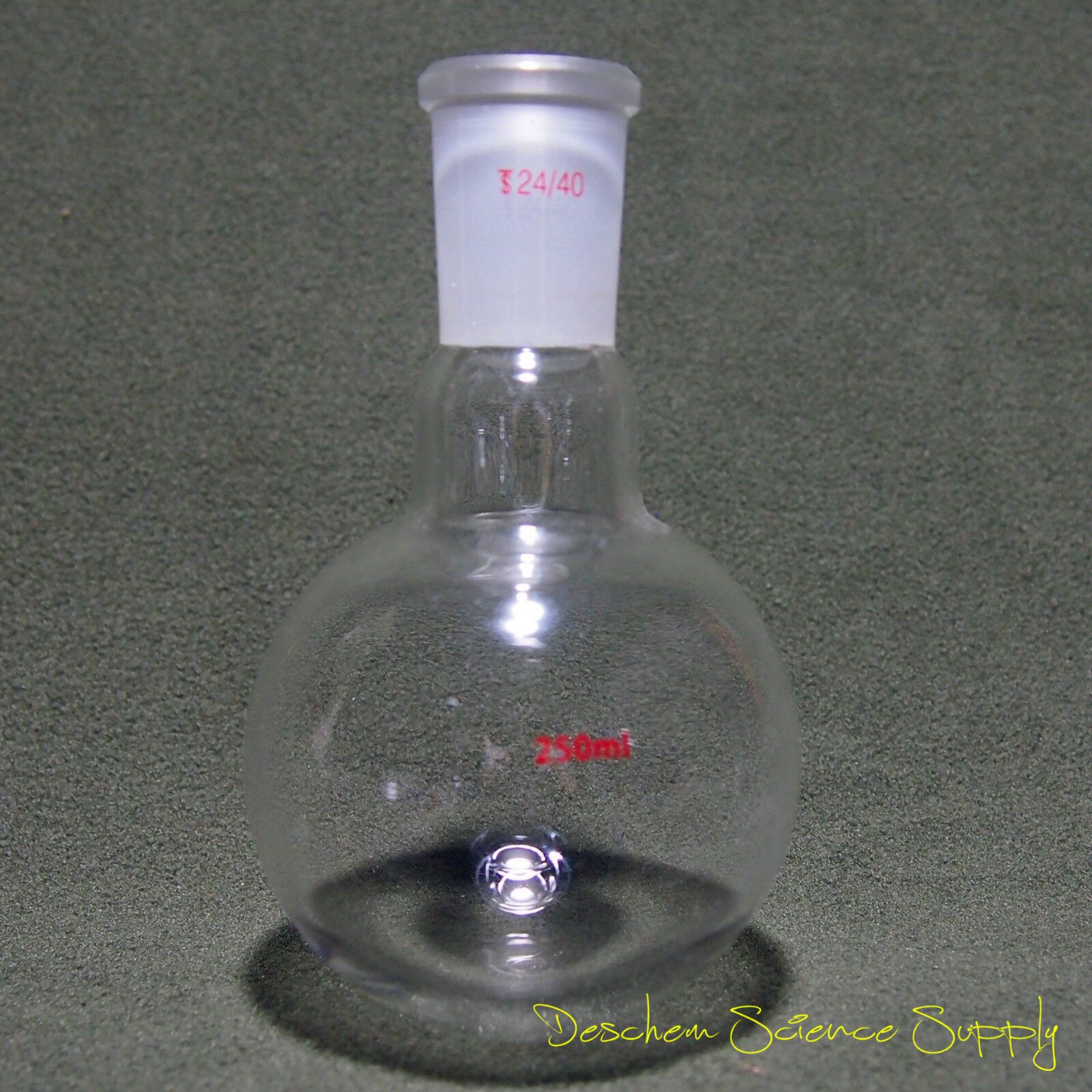250ml 24 40 1 Neck Round Bottom Glass Flask Single Neck Lab Boiling Bottle 1