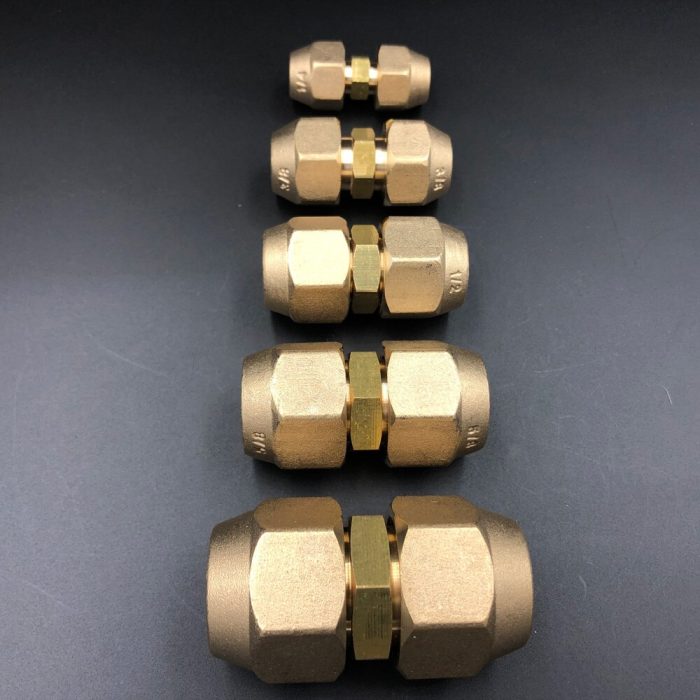 45 Degree SAE 1 4 3 8 1 2 3 4 Flare Pipe Fitting Connector Euqal 3
