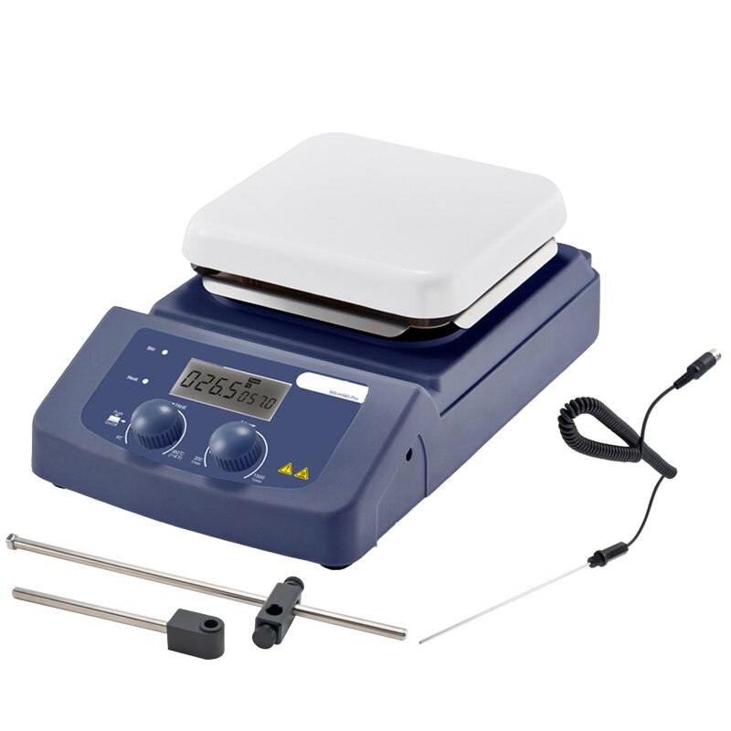 DXY 5L Heating Magnetic Stirrer Laboratory Thermostatic Hot Plate Magnetic Mixer 1500rpm With Temperature Sensor 110V 2