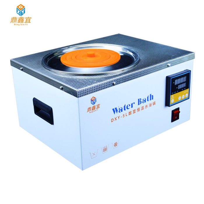 DXY Round Water Bath 220V Constant Temperature Laboratory Equipment LCD Digital Lab Water Bath Thermostat Tank 1