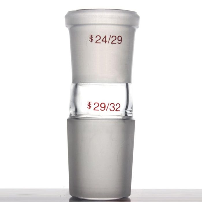 Glass Reducing Adapter From Cone 29 32 To Socket 24 29 Lab Chemistry Glassware