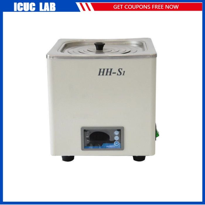 HH S1 Digital One Opening Laboratory Water Bath With Aluminum Ring Cover