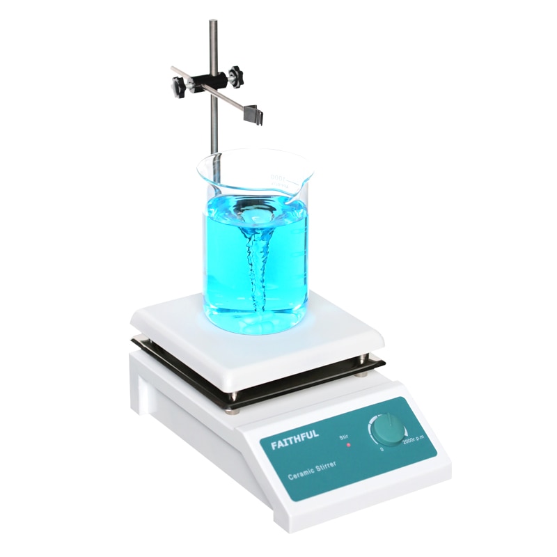  Automatic Stirring And Heating Mechanical Magnetic Stirrer With Stainless Steel Hot Plate