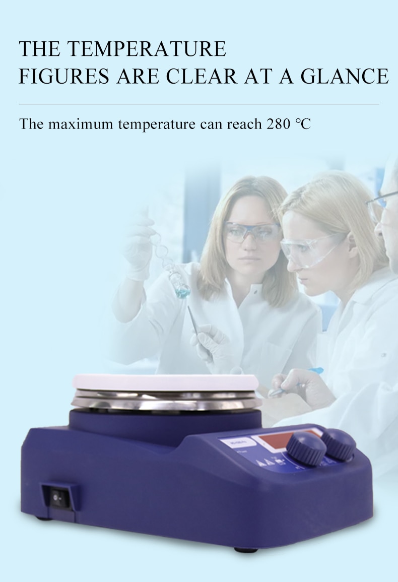 Laboratory Magnetic Stirrer with Heating Plate