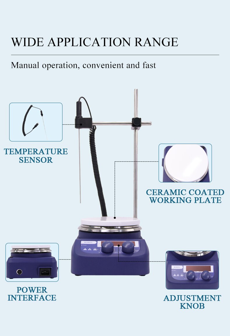  Lab And Medical Digital Hotplate Magnetic Stirrer