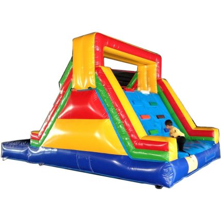 Inflatable Water Slide Game With Pool Family Use Inflatable Pool Water Slide With Free CE Blower 1
