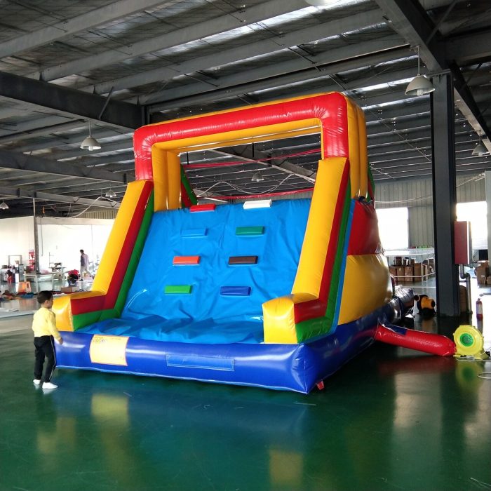 Inflatable Water Slide Game With Pool Family Use Inflatable Pool Water Slide With Free CE Blower 3