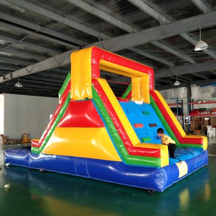 Inflatable Water Slide Game With Pool Family Use Inflatable Pool Water Slide With Free CE Blower
