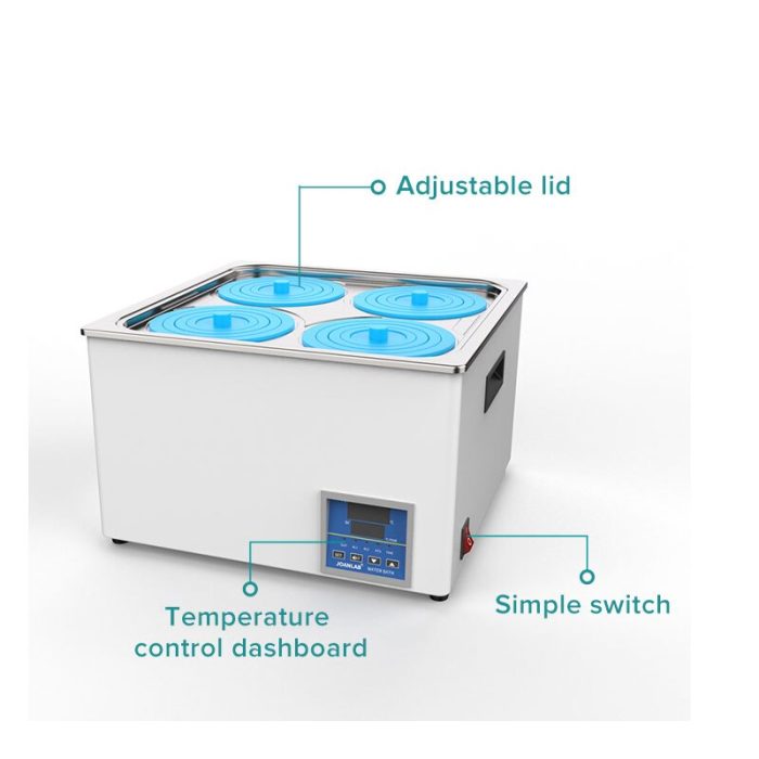 JOANLAB Laboratory Water Bath Constant Temperature LCD Digital Display Lab Equipment Thermostat Tank 6 4 2 2