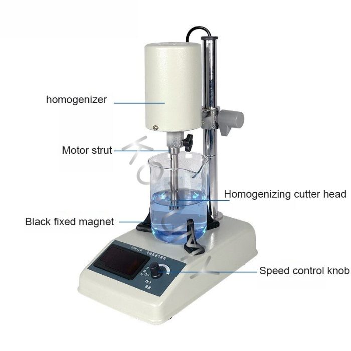 Laboratory Adjustable High Speed Homogenizer Emulsification Disperser Tissue Grinder Laboratory Equipment 2
