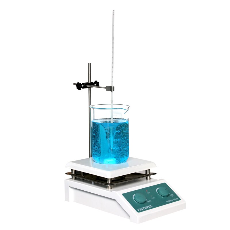 Laboratory SH 4 5000ml Magnetic Stirrer With Heating Stir Plate Magnetic Mixer Hotplate 19x19cm Ceramic Panel 2