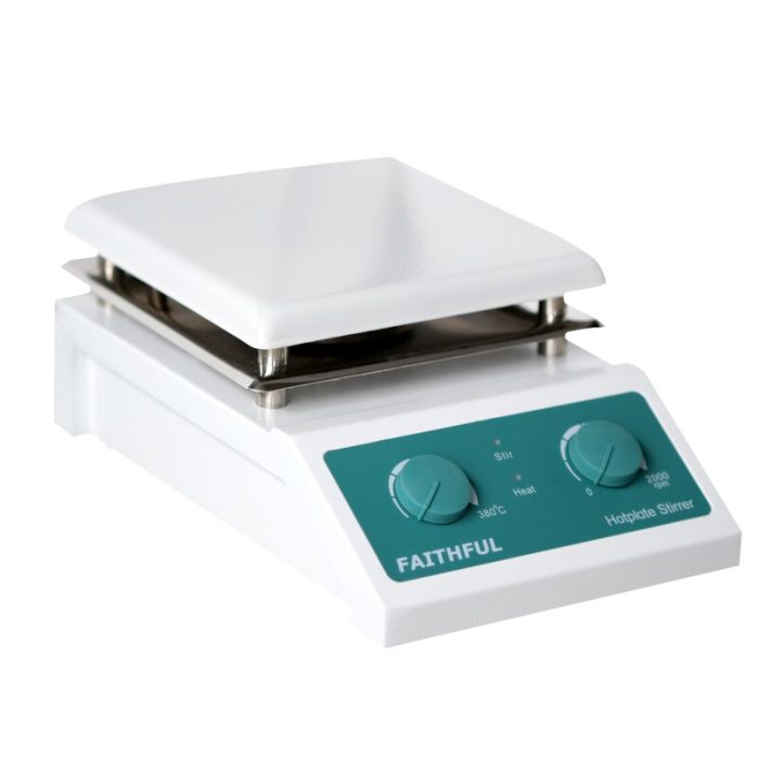 Laboratory SH 4 5000ml Magnetic Stirrer With Heating Stir Plate Magnetic Mixer Hotplate 19x19cm Ceramic Panel 3