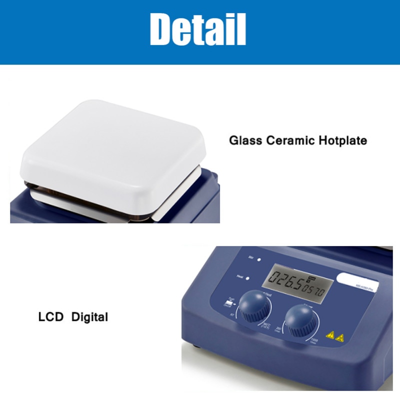 Hot plate magnetic stirrer mixer
