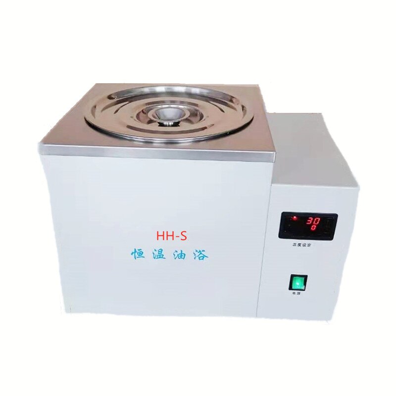 Thermostat Oil Bath Water Bath Boiler Heating Constant Temperature Tank Square Single Holes HH S Capacity 8