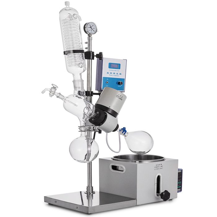 VEVOR 2L 5L R201D RE501 Manual Auto Lifting With LCD Screen 5 120rpm Professional Rotary Evaporator