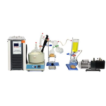 ZOIBKD Laboratory Equipment SPD 2L Short Path Distillation Kit Equipped With Vacuum Pump And Cooler