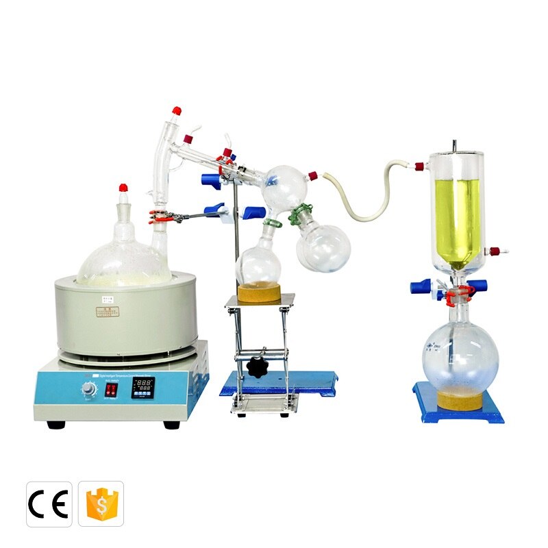 ZOIBKD Laboratory Equipment SPD 5L Short Path Distillation With Vacuum Pump And Cryopump Cooler Kit 2