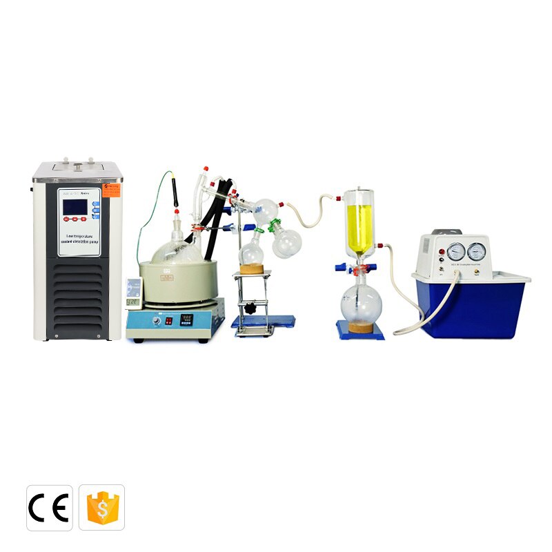 ZOIBKD Laboratory Equipment SPD 5L Short Path Distillation With Vacuum Pump And Cryopump Cooler Kit 3