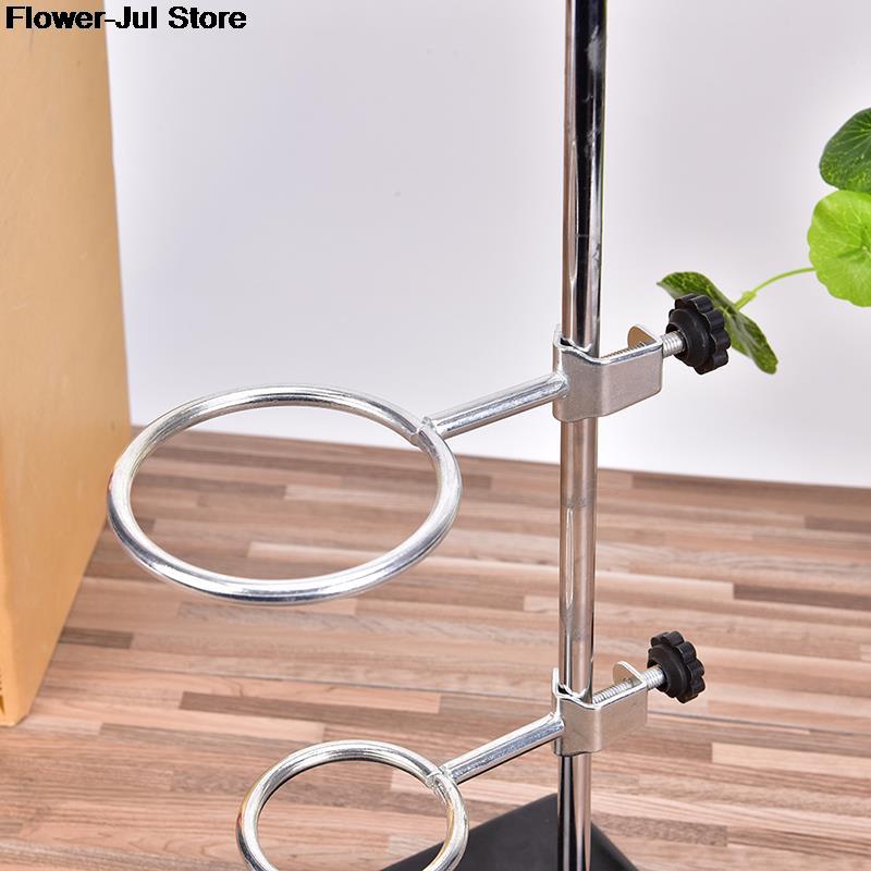1 Set 50cm Lab Stands With Clamp Clip Flask Clamp Condenser Clamp Iron Stands Laboratory Educational 2