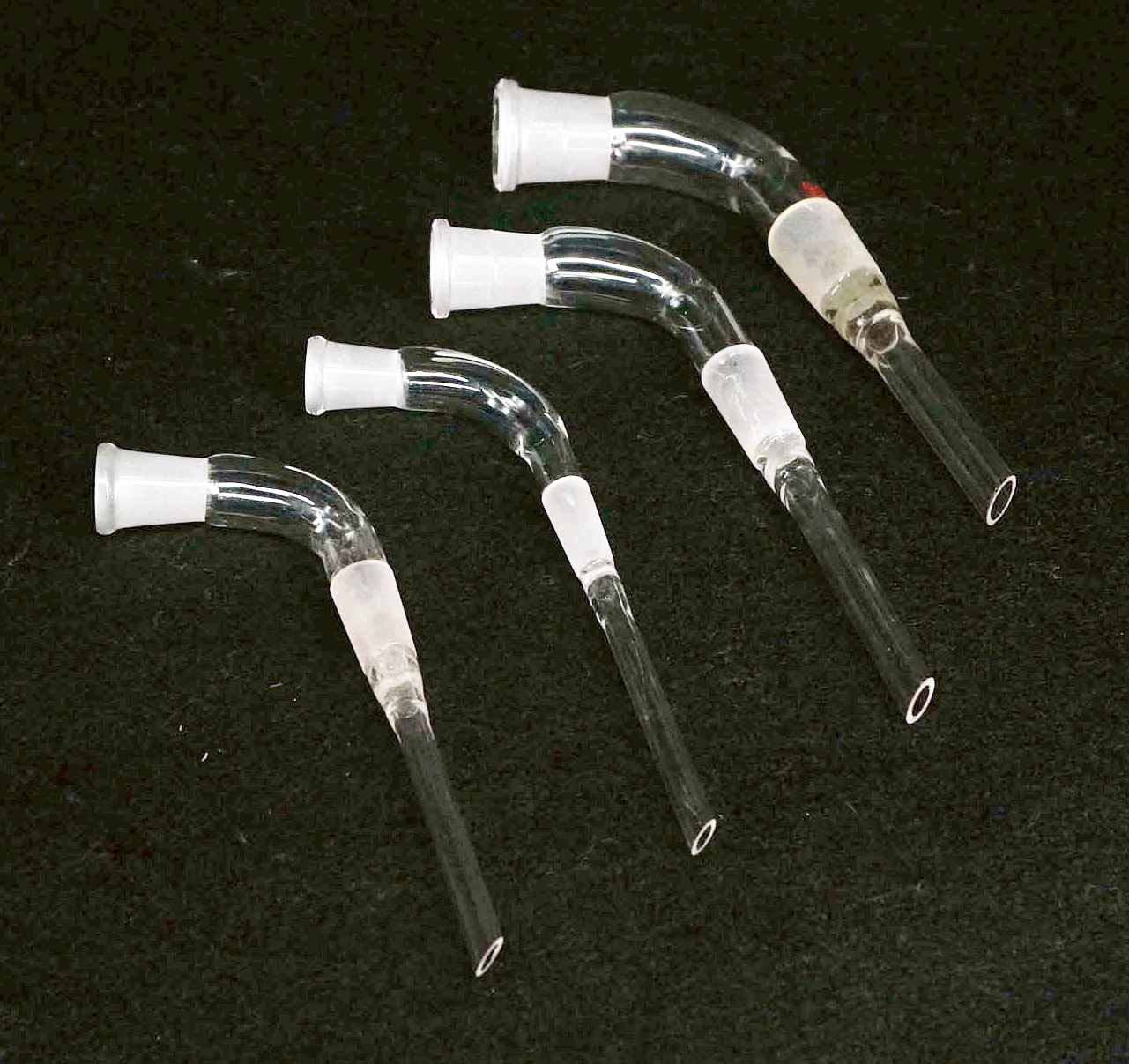 10 12 14 19 24 29 Female X Male Joint Lab Glass Bent Receiver Quickfit
