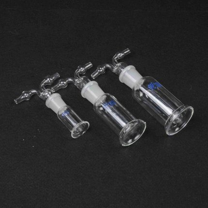 10 25 50 100 150 250 500ml Monteggia Gas Washing Bottle Glass Porous Lab Chemistry Laborotary 1