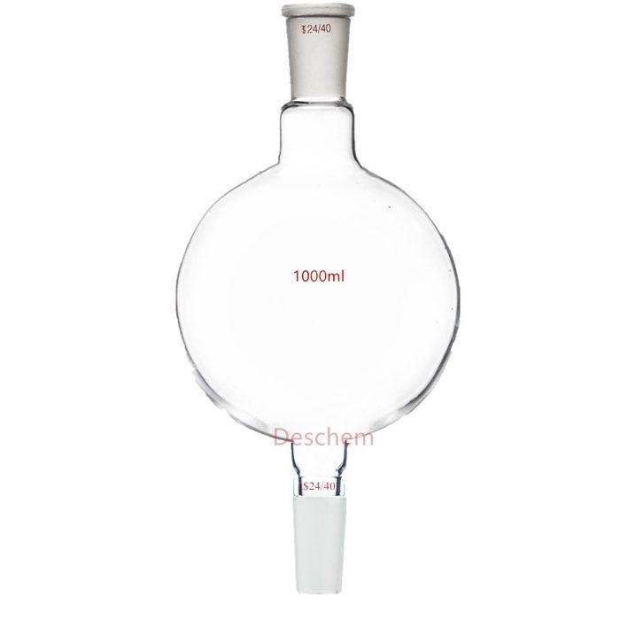 1000ml 24 40 Chromatography Reservoir Glass Flask 1 Litre Lab Chemical Glassware