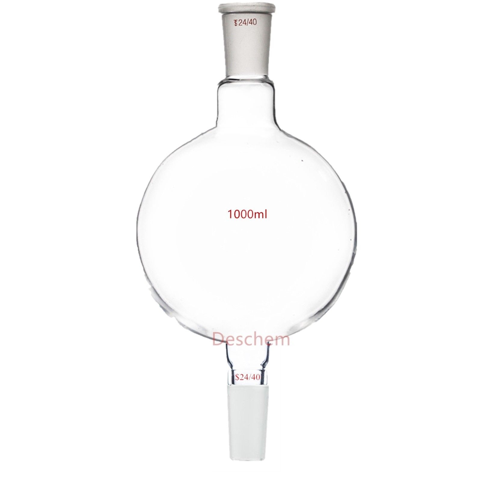 1000ml 24 40 Chromatography Reservoir Glass Flask 1 Litre Lab Chemical Glassware