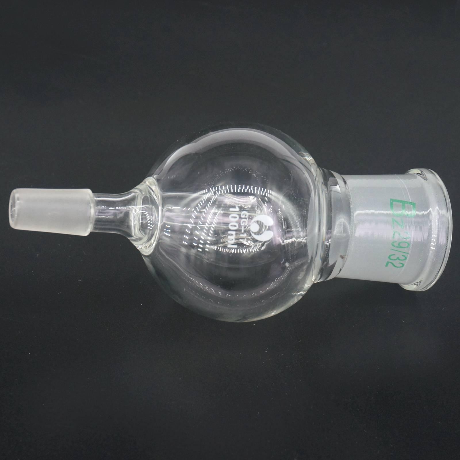 100ml Bump Trap 29 32 Female To 14 23 Male Joint Glass Rotary Evaporator Labware 2