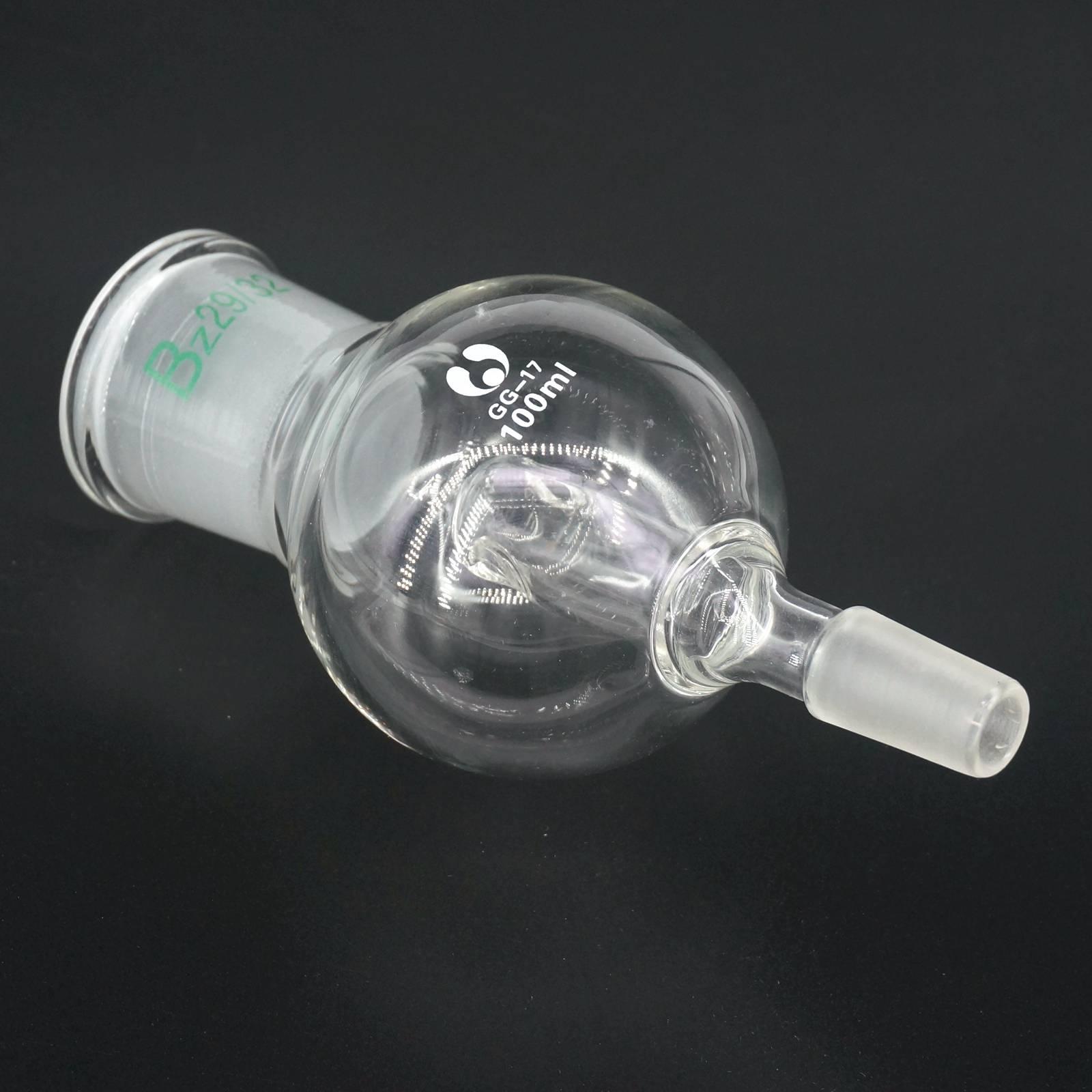 100ml Bump Trap 29 32 Female To 14 23 Male Joint Glass Rotary Evaporator Labware