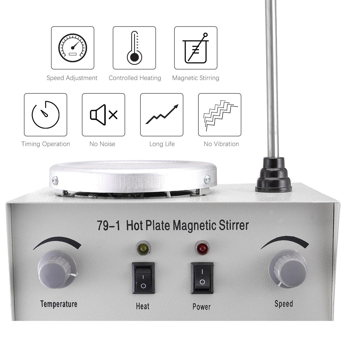 110 220V 79 1 Heating Magnetic Stirrer Lab Mixer Machine 1000ml Hot Plate Magnetic Stirrer Lab 1
