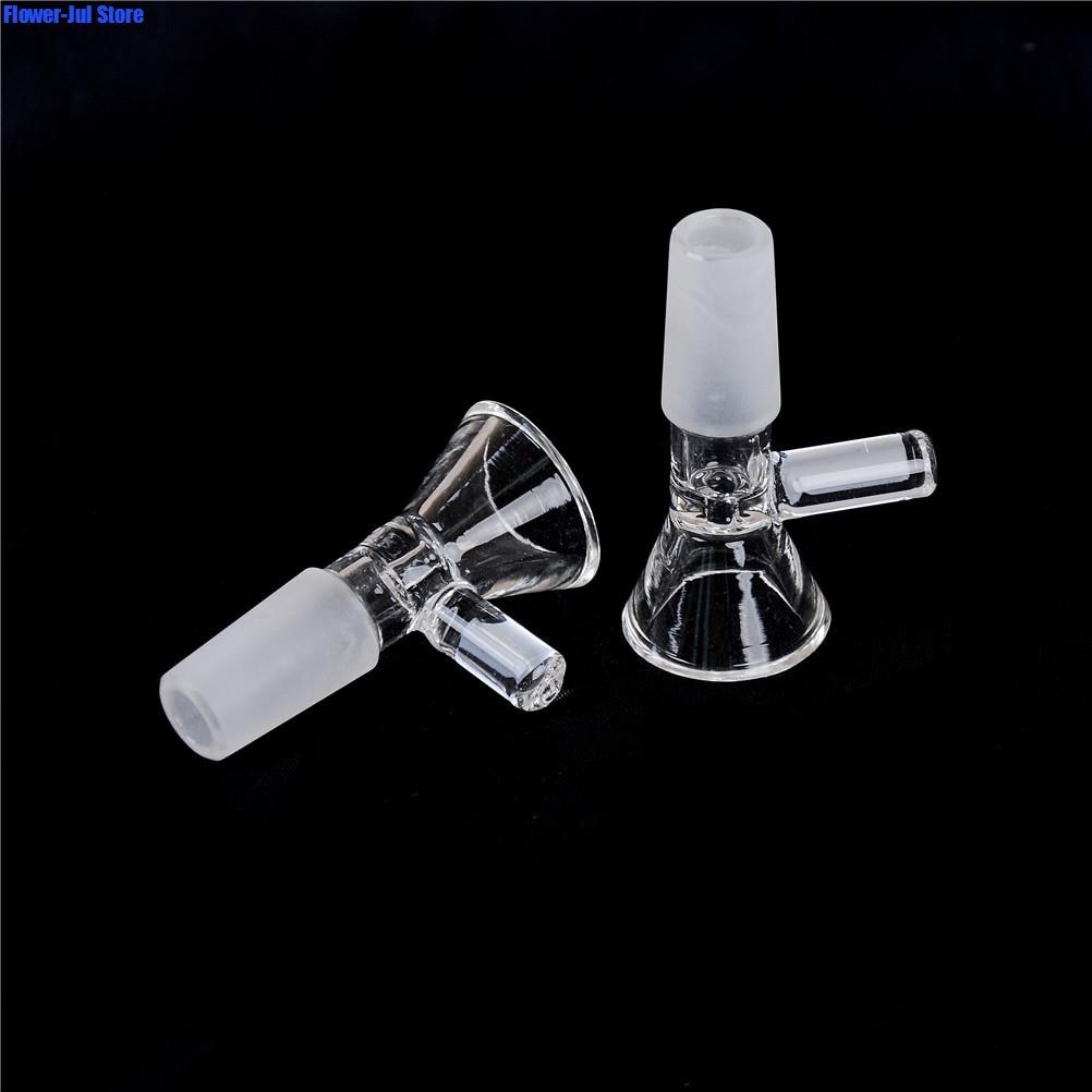 14 18mm School Laboratory Glassware Borosilicate Glass Joint Clear Slide Male Glass Bowl With Handle Funnel 4