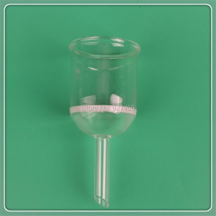 150ml Lab Buchner Funnel With Drop Tube 2 Coarse Filter Groud Joint Laboratory Glassware Lab Funnel 1